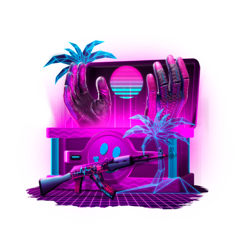 Tajemnicza skrzynka Retro Wave + niespodzianka z motywem 