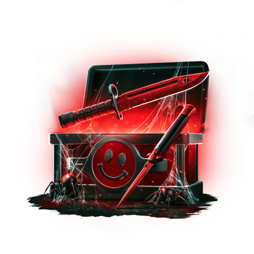 Mystery box Red Venom + surprise box with a theme of Knives