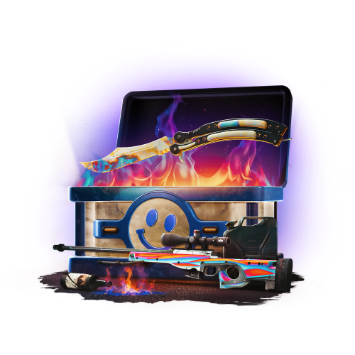 Mystery box Gas Trail + surprise box with a theme of Knives