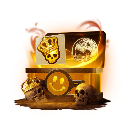 Mystery box Crown or Skull?  + surprise box with a theme of 