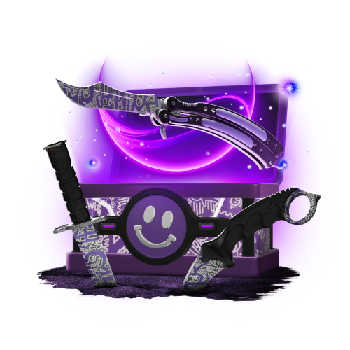 Mystery box Freehand Mood + surprise box with a theme of Knives