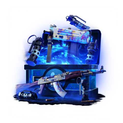Mystery box Entry Fragger + surprise box with a theme of