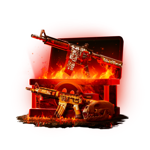 Mystery box In the Hell + surprise box with a theme of