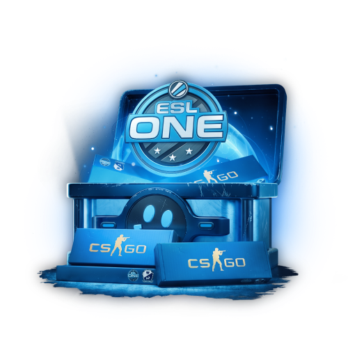 Scatola misteriosa ESL One  + scatola a sorpresa con un tema di 