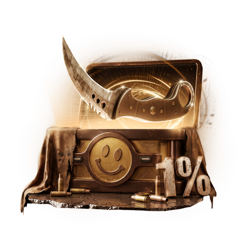 Rejtélyes doboz 1% Talon + meglepetés doboz Knives, 1% témával